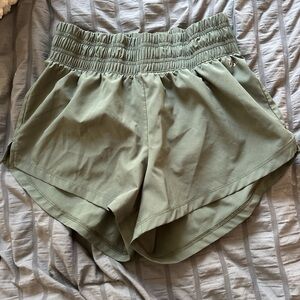 DSG Women's Athletic Shorts in Sage Green